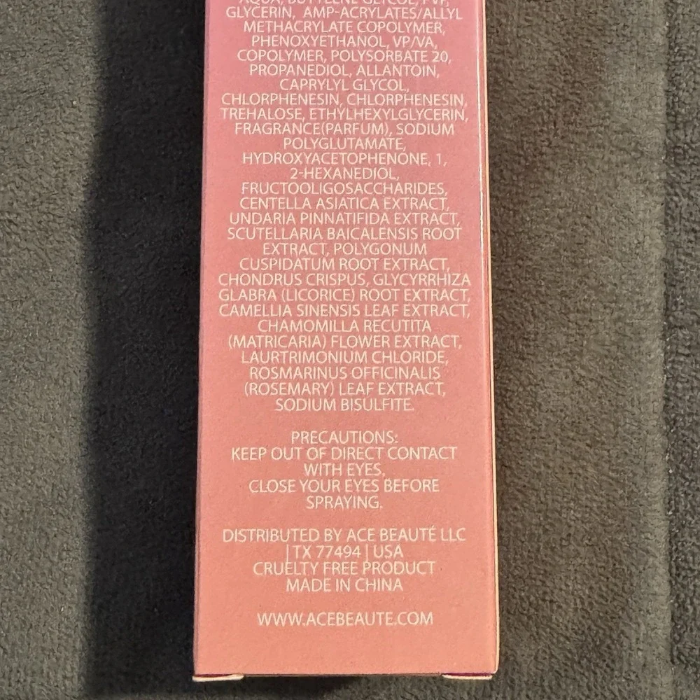 ACE BEAUTE‎ SET LOCK Setting Spray 3.38 fl oz. Full Size Sealed